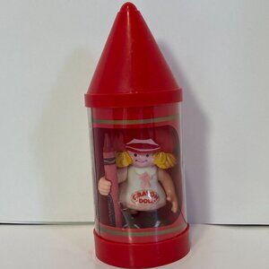 Vintage New Crayon Doll 1982 Talbot Toys Red Crayon Toys Figure In Package